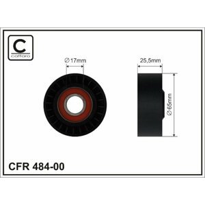 CAFFARO Napínacia kladka rebrovaného klinového remeňa 48400
