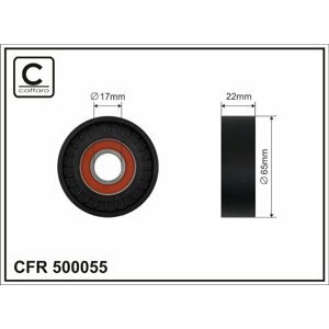 CAFFARO Napínacia kladka rebrovaného klinového remeňa 500055