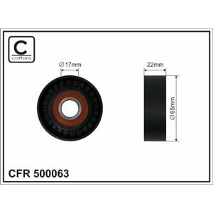 CAFFARO Napínacia kladka rebrovaného klinového remeňa 500063