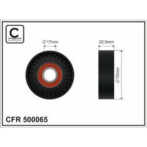 CAFFARO Napínacia kladka rebrovaného klinového remeňa 500065