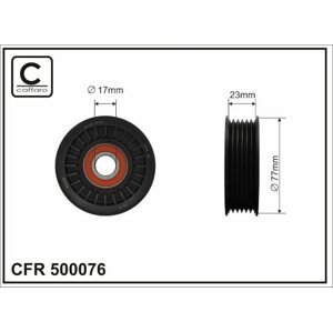 CAFFARO Napínacia kladka rebrovaného klinového remeňa 500076