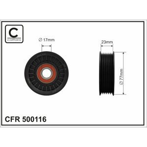 CAFFARO Napínacia kladka rebrovaného klinového remeňa 500116