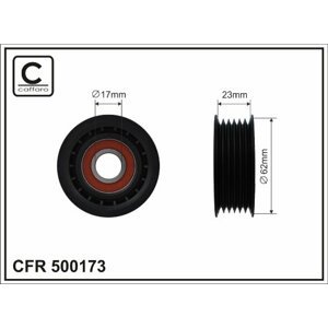 CAFFARO Napínacia kladka rebrovaného klinového remeňa 500173
