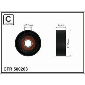CAFFARO Napínacia kladka rebrovaného klinového remeňa 500203