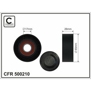 CAFFARO Napínacia kladka rebrovaného klinového remeňa 500210