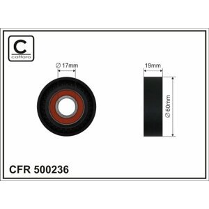 CAFFARO Napínacia kladka rebrovaného klinového remeňa 500236