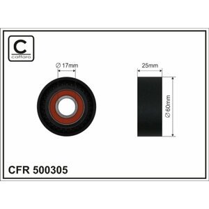 CAFFARO Napínacia kladka rebrovaného klinového remeňa 500305