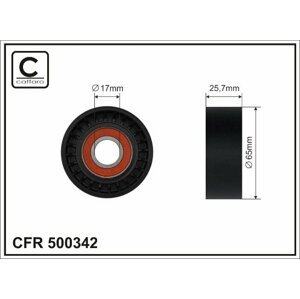 CAFFARO Napínacia kladka rebrovaného klinového remeňa 500342