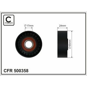 CAFFARO Napínacia kladka rebrovaného klinového remeňa 500358