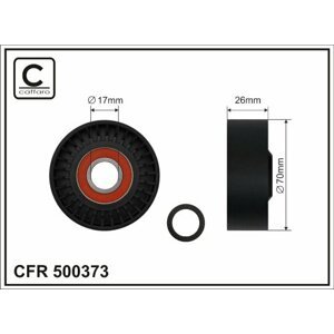 CAFFARO Napínacia kladka rebrovaného klinového remeňa 500373
