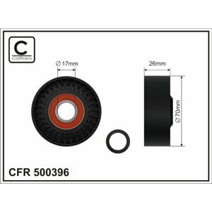 CAFFARO Napínacia kladka rebrovaného klinového remeňa 500396