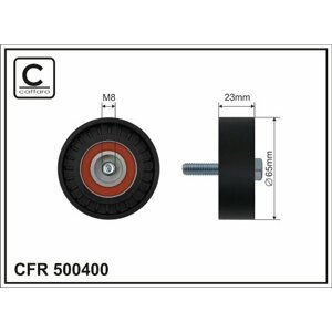 CAFFARO Vratná/vodiaca kladka rebrovaného klinového remeňa 500400