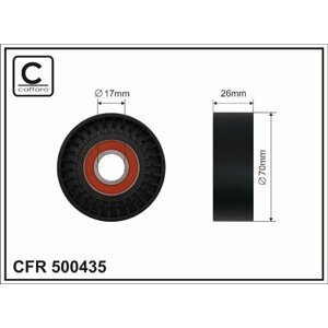 CAFFARO Napínacia kladka rebrovaného klinového remeňa 500435