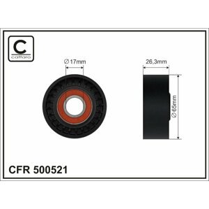 CAFFARO Napínacia kladka rebrovaného klinového remeňa 500521
