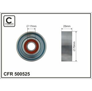 CAFFARO Napínacia kladka rebrovaného klinového remeňa 500525