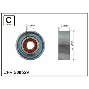 CAFFARO Napínacia kladka rebrovaného klinového remeňa 500529