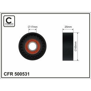 CAFFARO Napínacia kladka rebrovaného klinového remeňa 500531