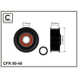 CAFFARO Vratná/vodiaca kladka rebrovaného klinového remeňa 8040