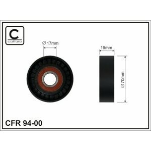 CAFFARO Napínacia kladka rebrovaného klinového remeňa 9400