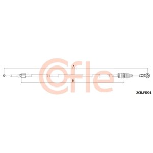 COFLE Lanko ručnej prevodovky 2CB.FI001