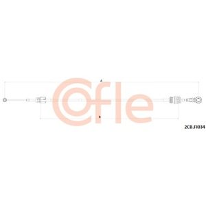 COFLE Lanko ručnej prevodovky 2CB.FI034