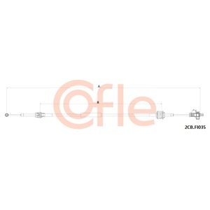 COFLE Lanko ručnej prevodovky 2CBFI035