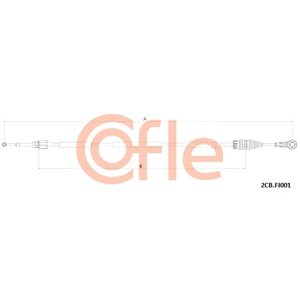 COFLE Lanko ručnej prevodovky 922CBFI001
