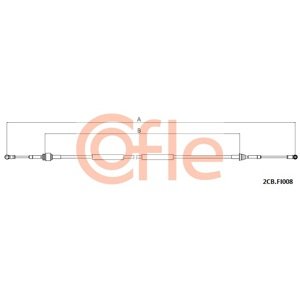 COFLE Lanko ručnej prevodovky 92.2CB.FI008