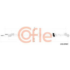 COFLE Lanko ručnej prevodovky 92.2CB.OP007