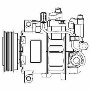 DELPHI Kompresor klimatizácie CS20474