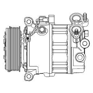 DELPHI Kompresor klimatizácie CS20512
