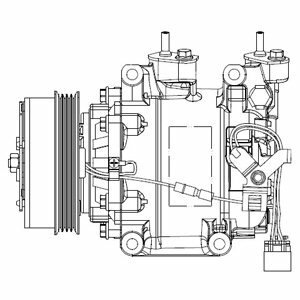 DELPHI Kompresor klimatizácie CS20515