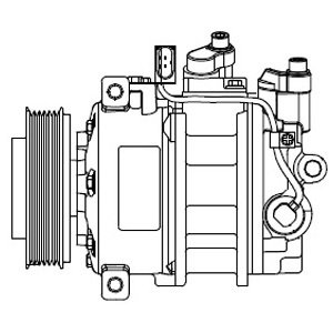 DELPHI Kompresor klimatizácie CS20546