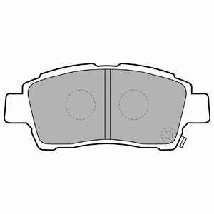 DELPHI Sada brzdových platničiek kotúčovej brzdy LP1414