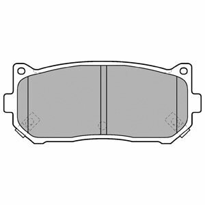 DELPHI Sada brzdových platničiek kotúčovej brzdy LP1528