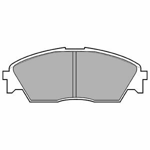 DELPHI Sada brzdových platničiek kotúčovej brzdy LP628