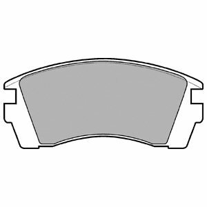 DELPHI Sada brzdových platničiek kotúčovej brzdy LP952