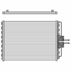 DELPHI Kondenzátor klimatizácie TSP0225061