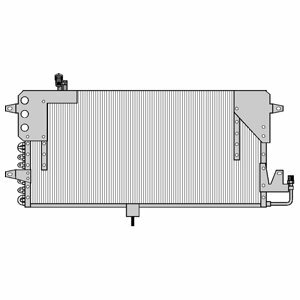 DELPHI Kondenzátor klimatizácie TSP0225073
