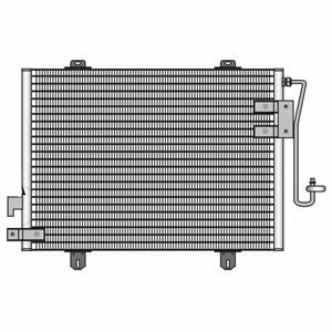 DELPHI Kondenzátor klimatizácie TSP0225131