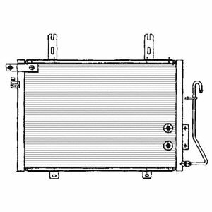 DELPHI Kondenzátor klimatizácie TSP0225133