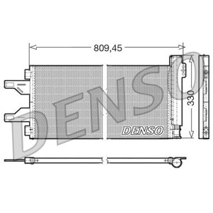 DENSO Kondenzátor klimatizácie DCN07050