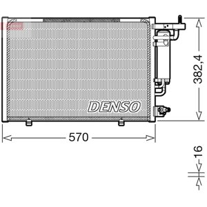 DENSO Kondenzátor klimatizácie DCN10052