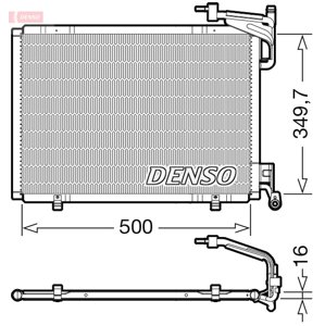 DENSO Kondenzátor klimatizácie DCN10055