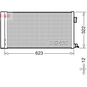 DENSO Kondenzátor klimatizácie DCN11010