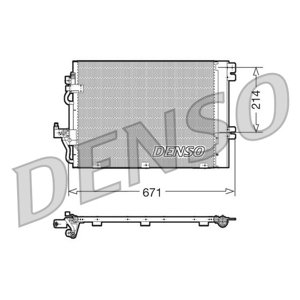 DENSO Kondenzátor klimatizácie DCN20009