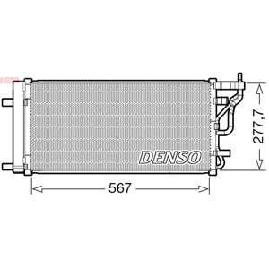 DENSO Kondenzátor klimatizácie DCN41024