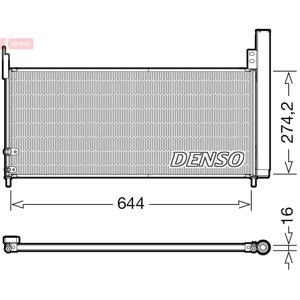 DENSO Kondenzátor klimatizácie DCN50116
