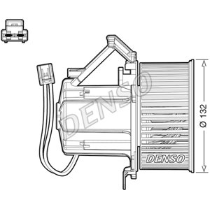 DENSO Vnútorný ventilátor DEA02008