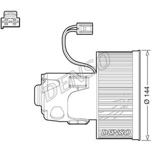 DENSO Vnútorný ventilátor DEA05008
